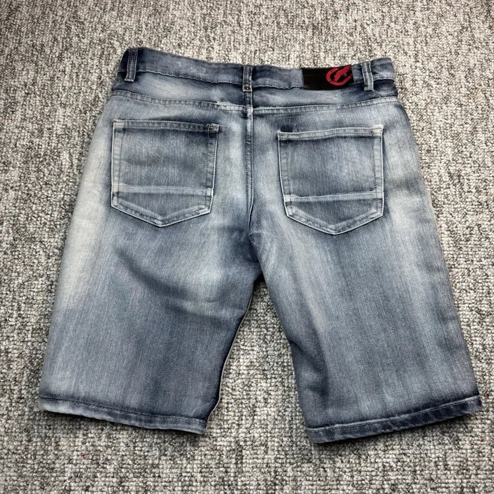 Ecko Unltd Shorts Mens 32 Fits 34x11 Jorts Denim Blue Y2K